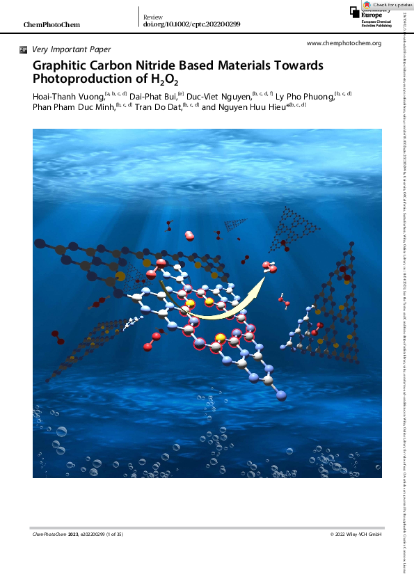 (PDF) Graphitic Carbon Nitride Based Materials Towards Photoproduction ...