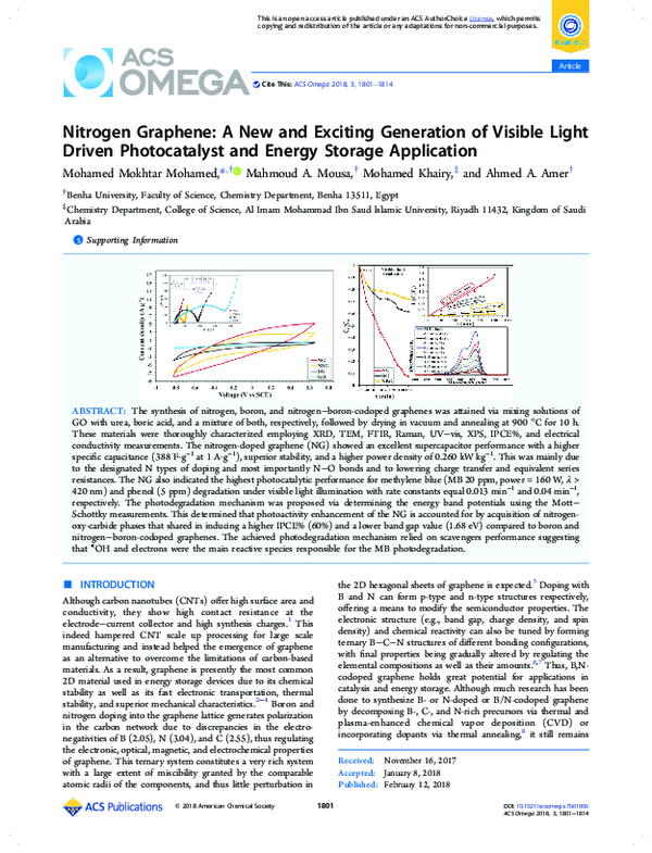 (PDF) Nitrogen Graphene: A New and Exciting Generation of Visible Light ...
