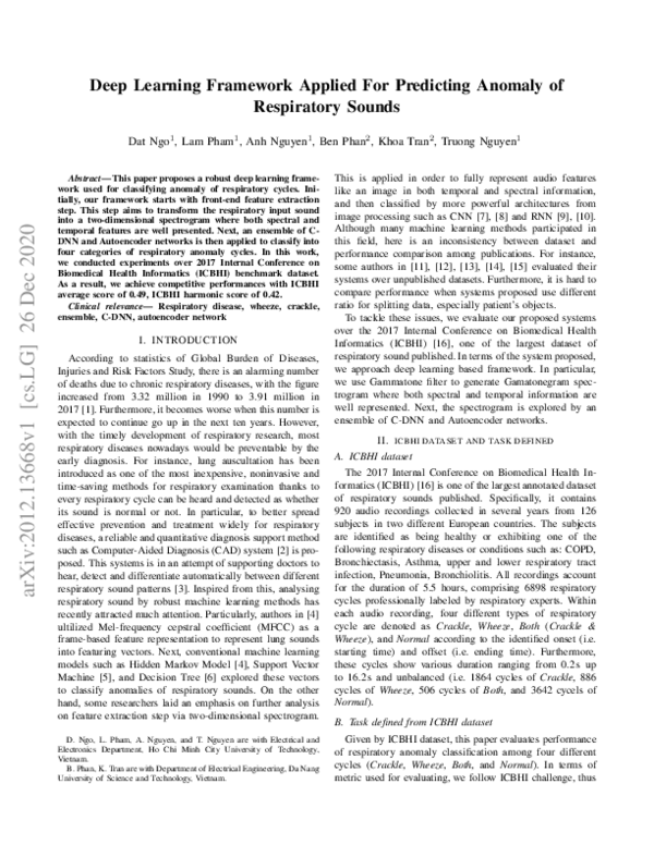 (PDF) Deep Learning Framework Applied For Predicting Anomaly of ...