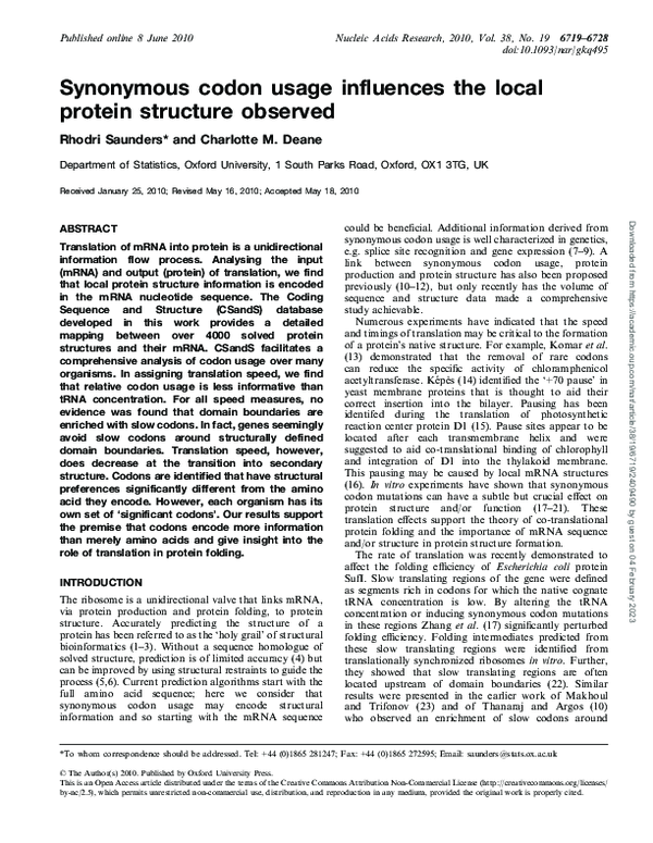 (PDF) Protein
