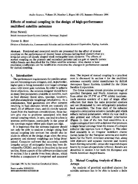 (PDF) Effects of mutual coupling in the design of high-performance ...