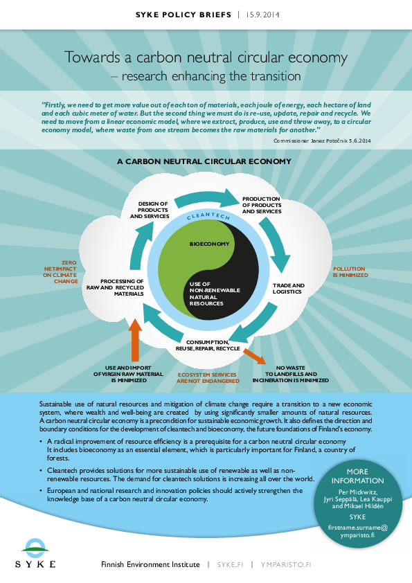 (PDF) Towards a carbon neutral circular economy – research enhancing ...