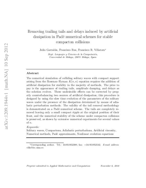 (PDF) Removing trailing tails and delays induced