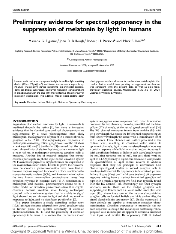 (PDF) Preliminary evidence for spectral opponency in the suppression of ...