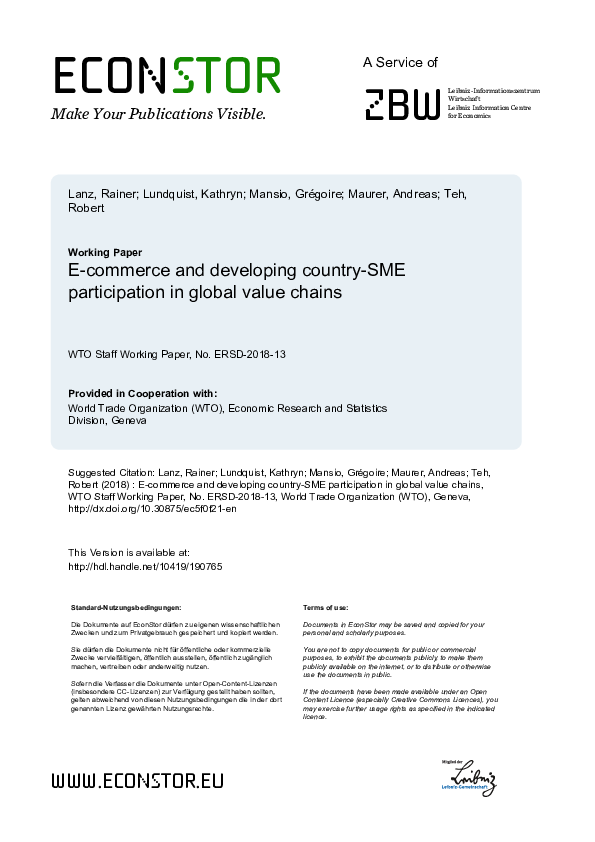 (PDF) Environmental Upgrading of Developing Country Firms in Global ...