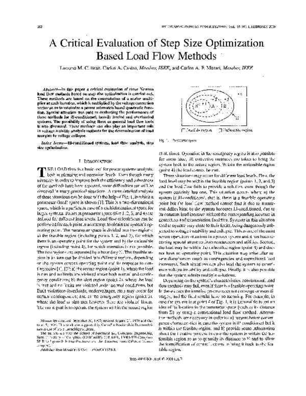 (PDF) A critical evaluation of step size optimization based load flow ...