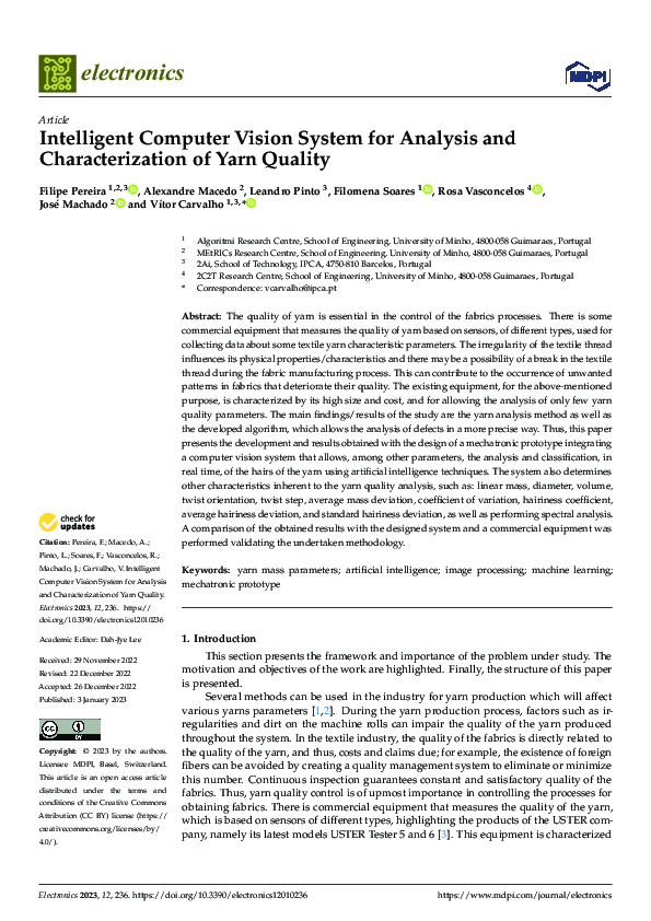 (PDF) Intelligent Computer Vision System for Analysis and ...
