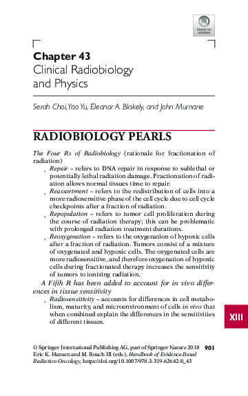 (PDF) Clinical Radiobiology and Physics