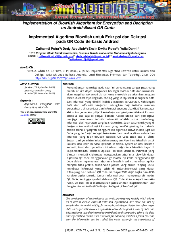 (PDF) Implementation of Blowfish Algorithm for Encryption and ...