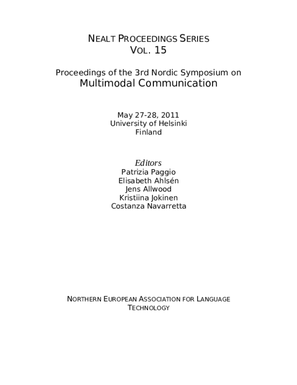 (PDF) Proceedings
