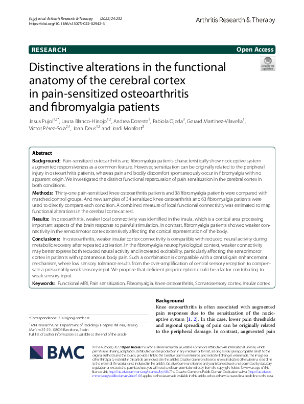 (PDF) Distinctive alterations in the functional anatomy of the cerebral ...