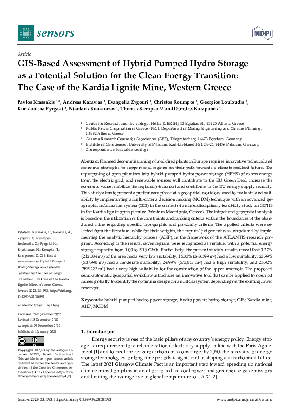(PDF) GIS-Based Assessment of Hybrid Pumped Hydro Storage as a ...