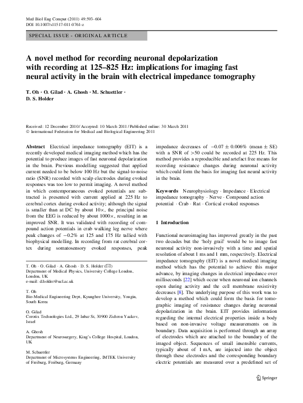 (PDF) A novel method for recording neuronal depolarization with ...