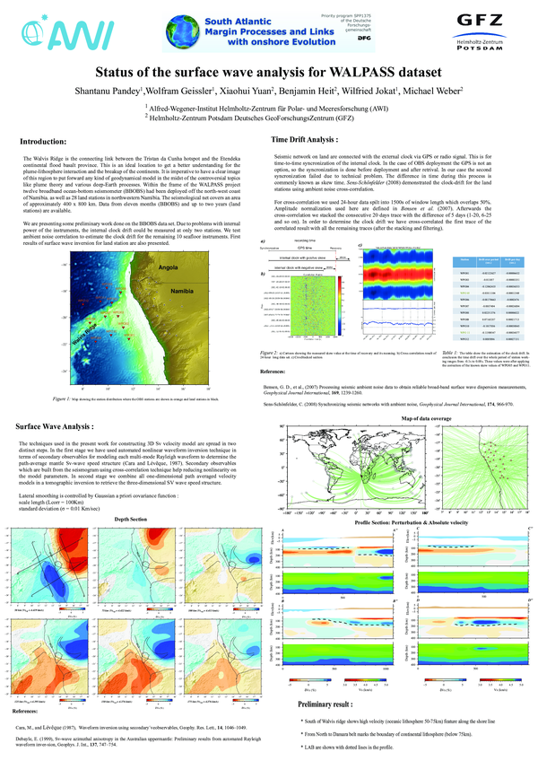 (PDF) Status of the surface wave analysis for WALPASS dataset