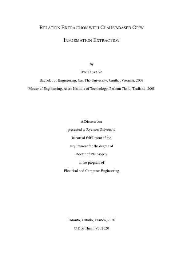 (PDF) Relation Extraction With Clause-Based Open Information Extraction