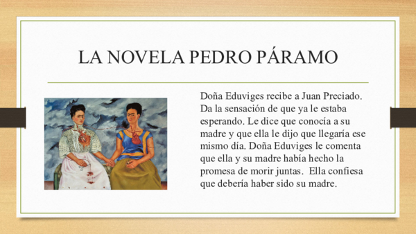 (PPT) ARGUMENTO DE PEDRO PÁRAMO