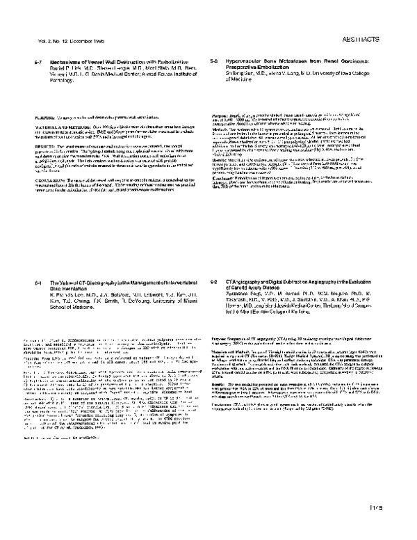(PDF) The value of CT-discography in the management of intervertebral ...