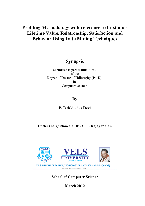 (PDF) Profiling Methodology with reference to Customer Lifetime Value ...