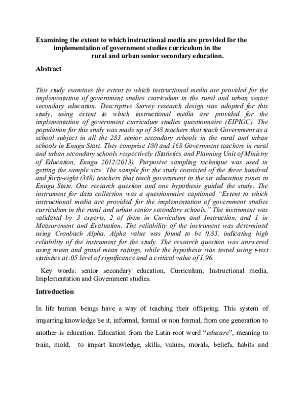 pdf-curriculum-implementation-and-definitions-solomon-asare