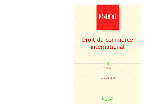 (PDF) Droit du commerce international