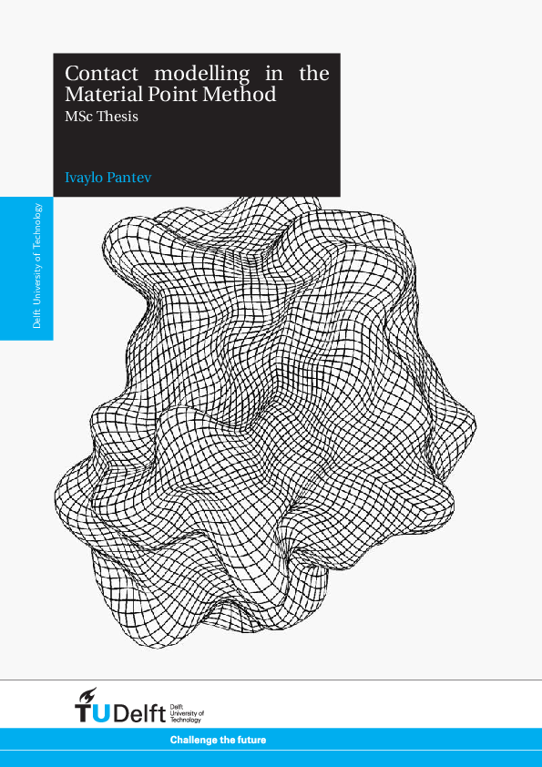 (PDF) Contact modelling in the Material Point Method