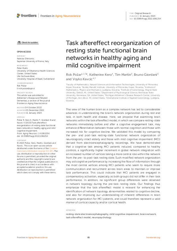 (PDF) Task aftereffect reorganization of resting state functional brain ...