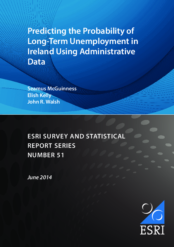 (PDF) Predicting the probability of long-term unemployment and ...