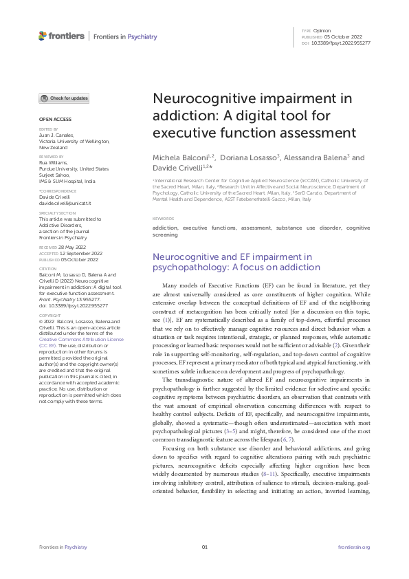  pdf neurocognitive impairment in addiction a digital tool for