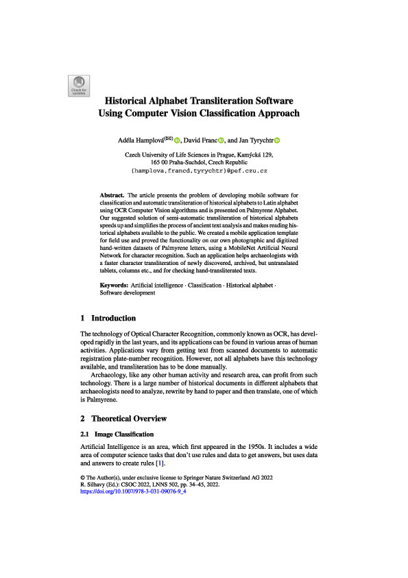 (PDF) Historical Alphabet Transliteration Software Using Computer ...