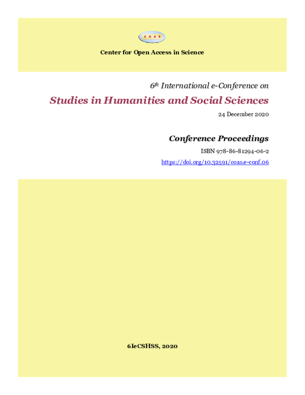 PDF) 6th International e-Conference on Studies in Humanities and 