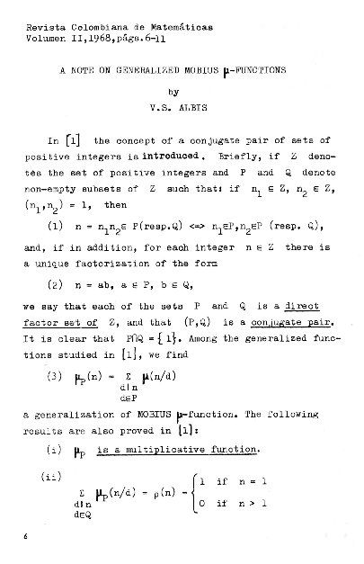 (PDF) A note on generalized mobius (s-functions