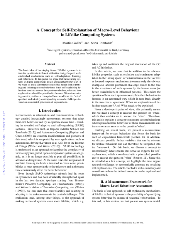 (PDF) A Concept for Self-Explanation of Macro-Level Behaviour in ...