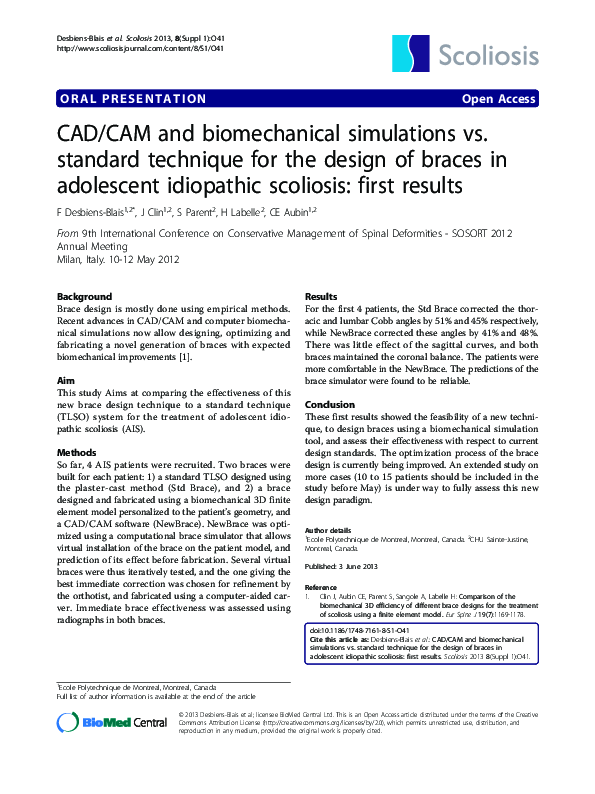 (PDF) CAD/CAM and biomechanical simulations vs. standard technique for ...