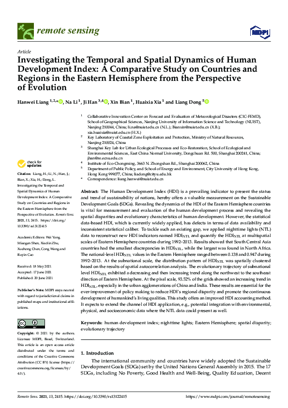 (PDF) Investigating the Temporal and Spatial Dynamics of Human ...