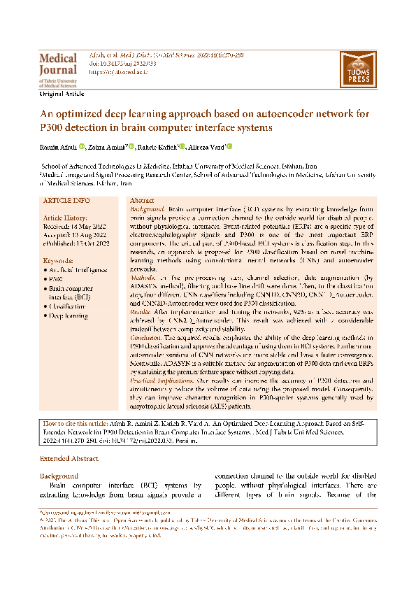 (PDF) An optimized deep learning approach based on autoencoder network ...