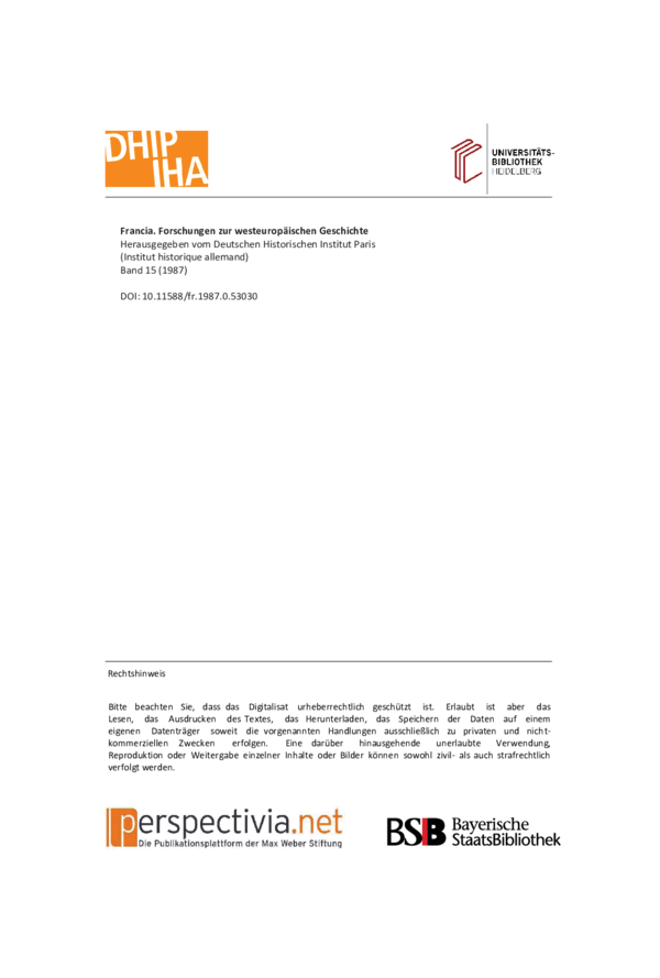 Zur Namengebung bäuerlicher Schichten im Frühmittelalter. Untersuchungen und Berechnungen anhand des Polyptychons von Saint-Germain-des-Prés