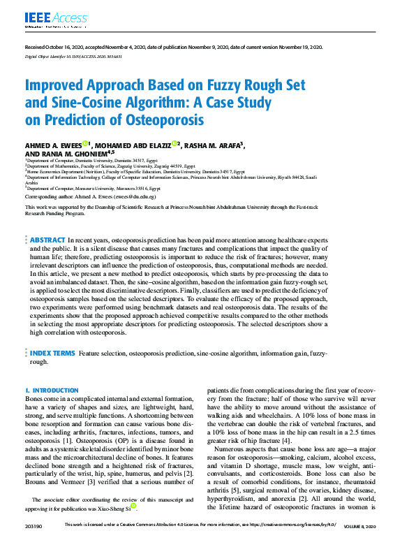 (PDF) Improved Approach Based on Fuzzy Rough Set and Sine-Cosine ...