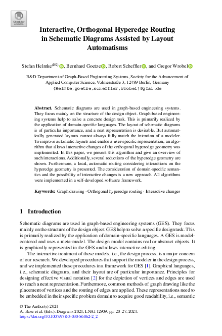 (PDF) Interactive, Orthogonal Hyperedge Routing in Schematic Diagrams ...