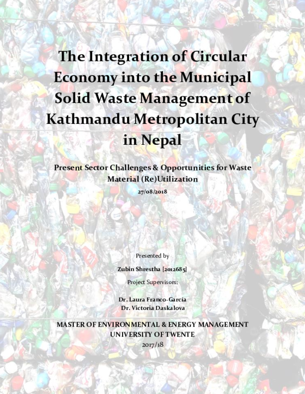 (PDF) The Integration of Circular Economy into the Municipal Solid ...