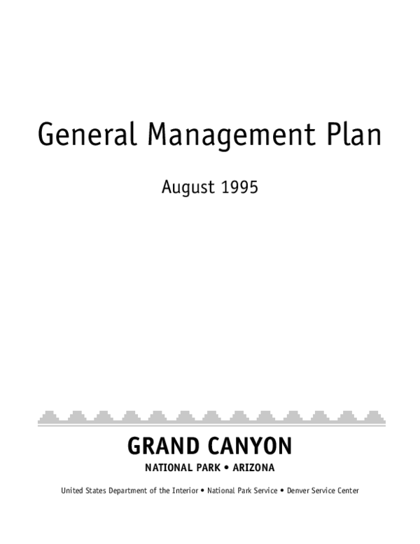 (PDF) General Management Plan