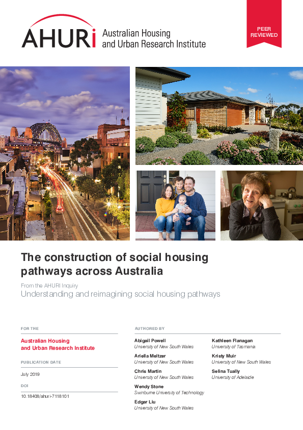 (PDF) The construction of social housing pathways across Australia