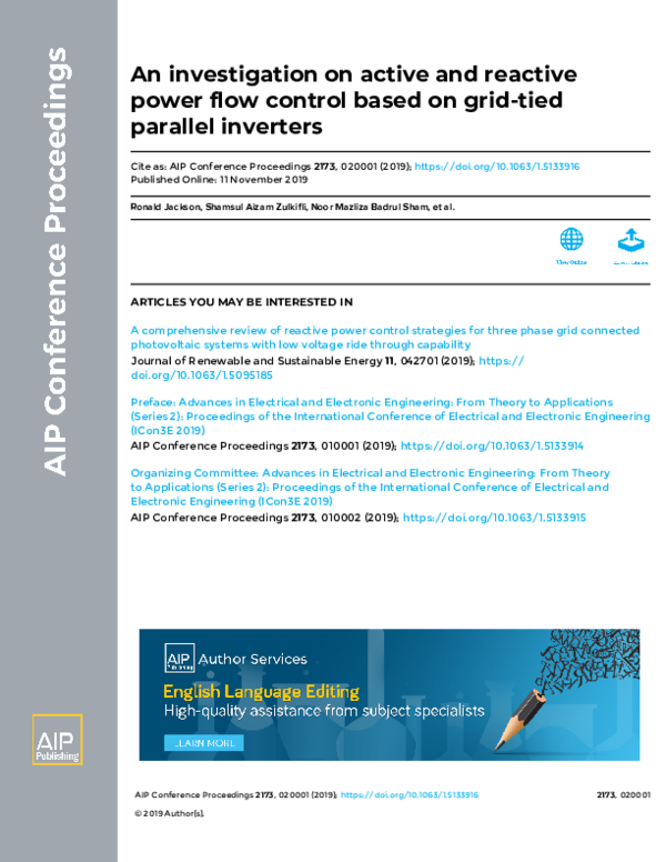 (PDF) An investigation on active and reactive power flow control based ...