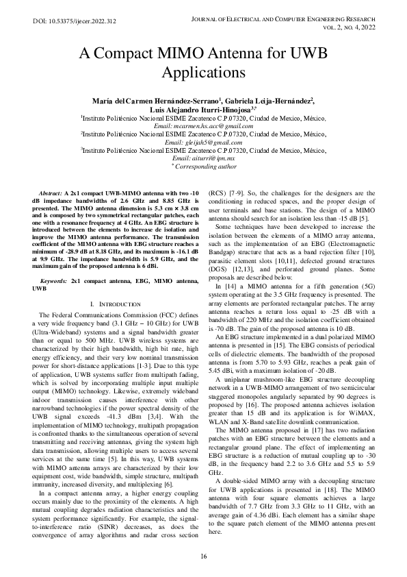 (PDF) A Compact MIMO Antenna for UWB Applications