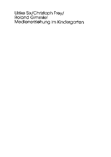  Foto zu (PDF) Medienerziehung im Kindergarten 