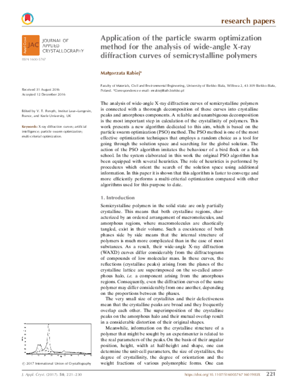 (PDF) Application of particle swarm optimization method in fractional ...