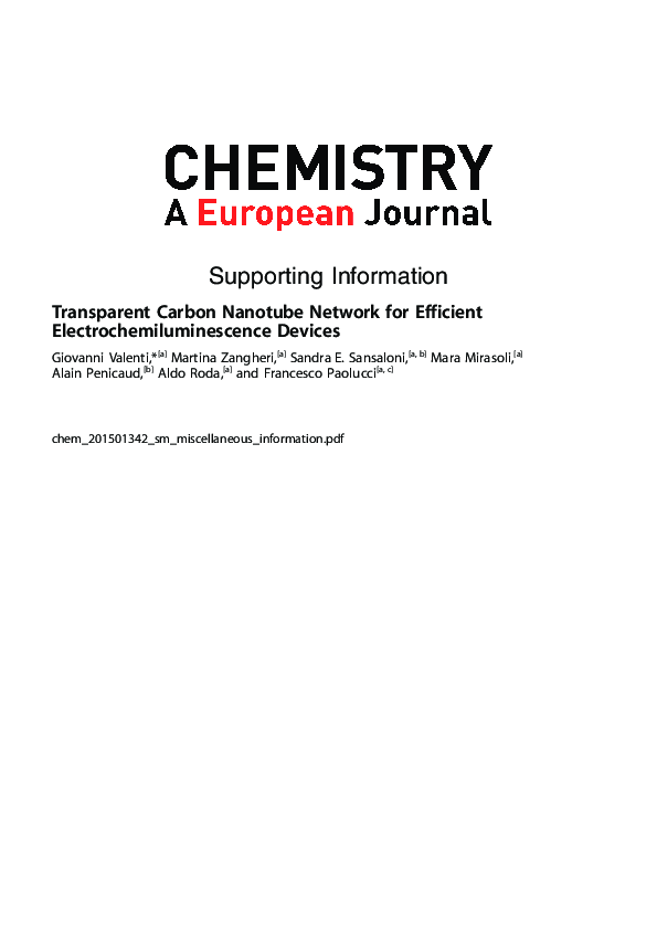 (PDF) Transparent Carbon Nanotube Network for Efficient ...