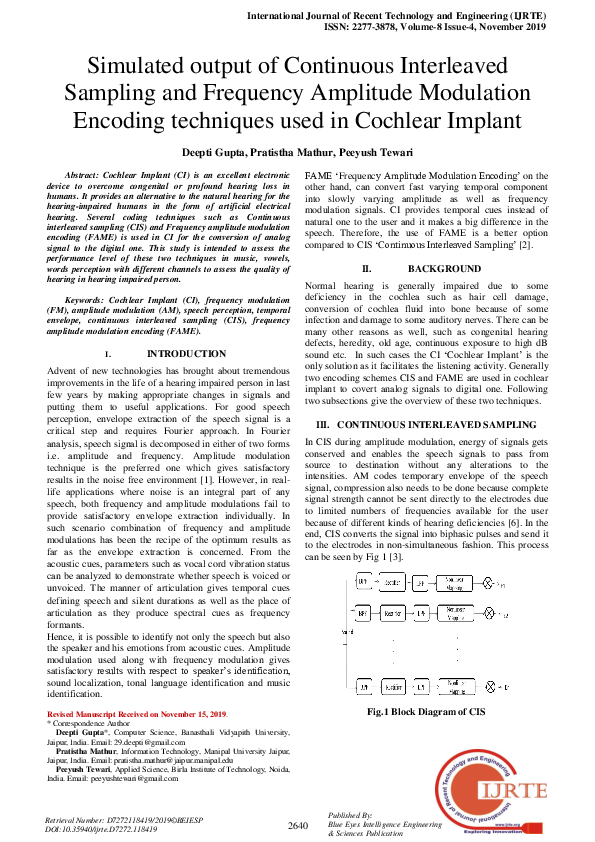 (PDF) Simulated output of Continuous Interleaved Sampling and Frequency ...