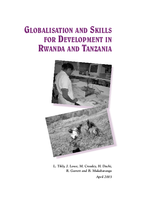 (PDF) Globalisation and Skills for Development in Rwanda and Tanzania