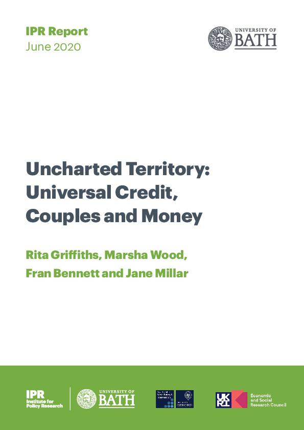 (PDF) Uncharted Territory: Universal Credit, Couples and Money