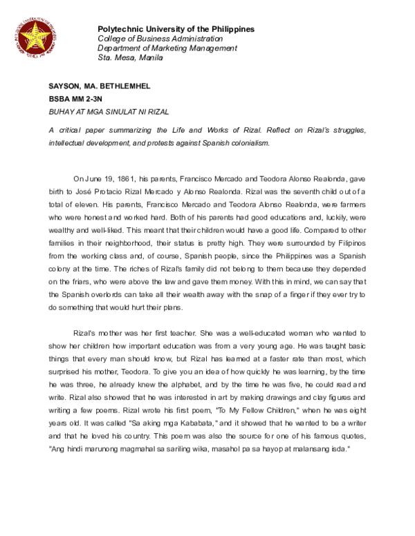 (PDF) Reflection Paper on 